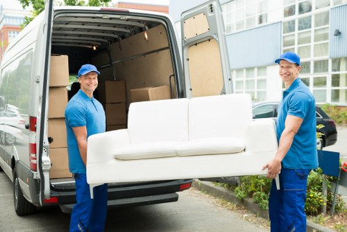 Local man and van loading furniture in Boundsgreen