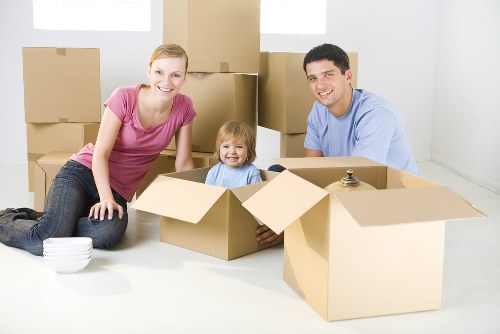 Local movers assisting a Boundsgreen home relocation with careful loading