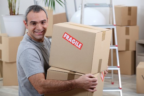 Moving truck ready for a local Boundsgreen home move
